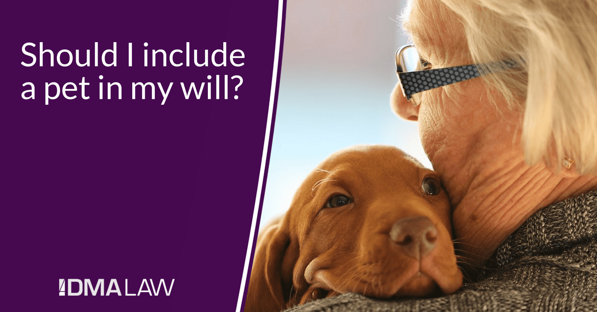 Should I include a pet in my will?