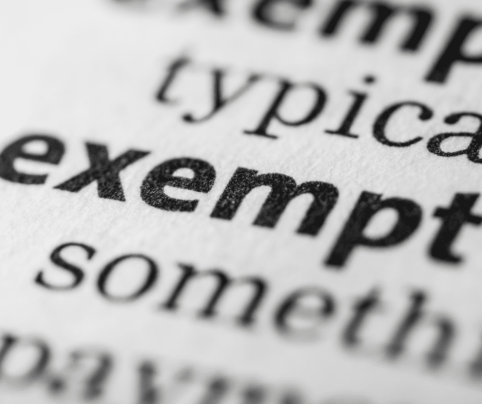 what is spouse exemption